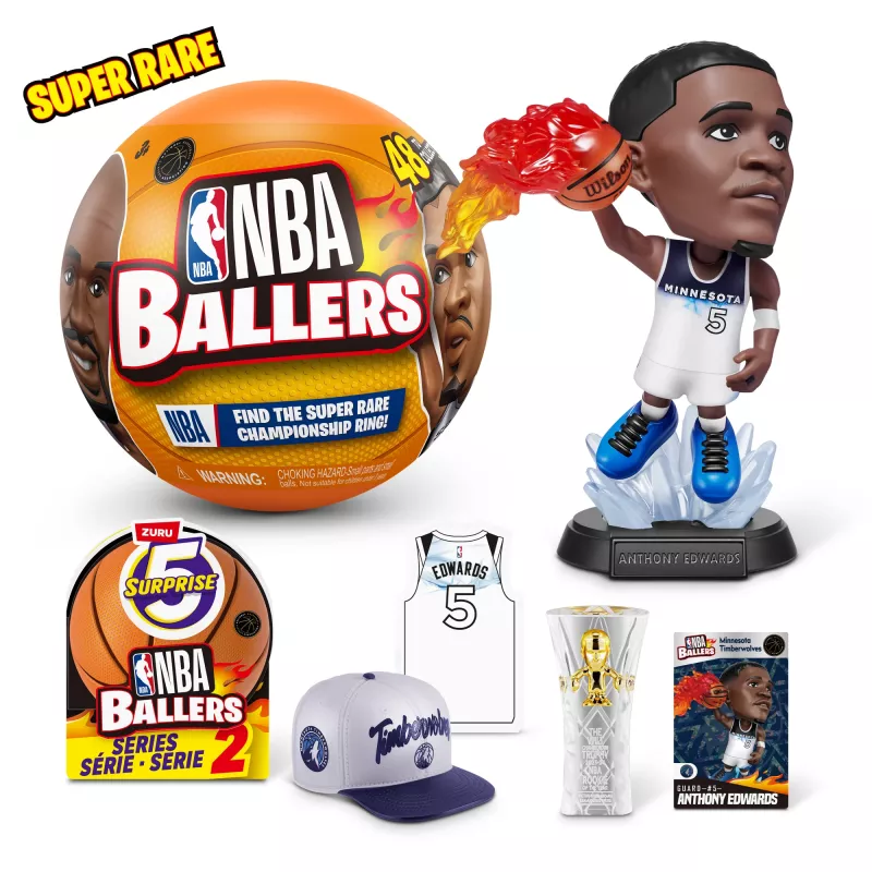 5 Surprise NBA Ballers séria 2, 3 roky, viacfarebné