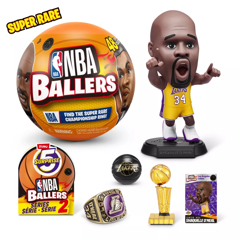5 Surprise NBA Ballers séria 2, 3 roky, viacfarebné