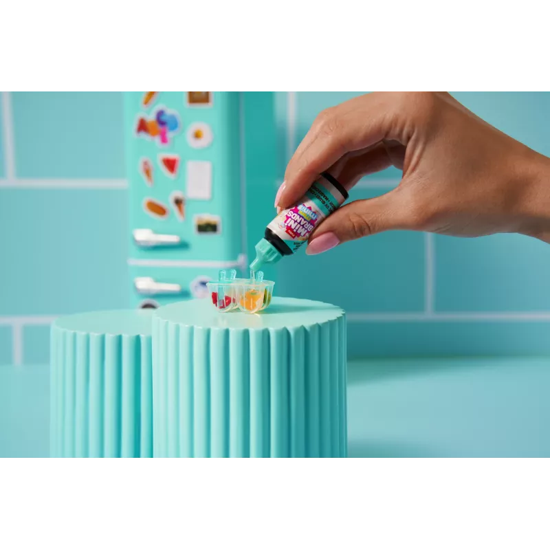 Hracia sada Zuru Mini Brands Mini Minis Fill the Fridge — zberateľské miniatúrne potraviny a doplnky do chladničky