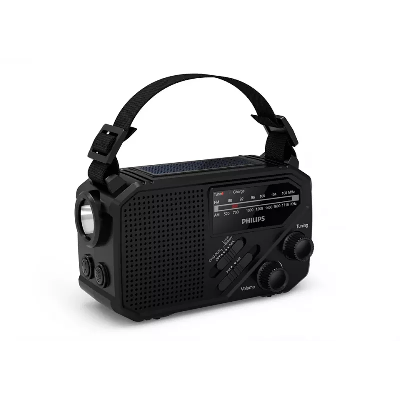 Prenosné rádio Philips TAR1609/00 analógové a digitálne AM FM čierne