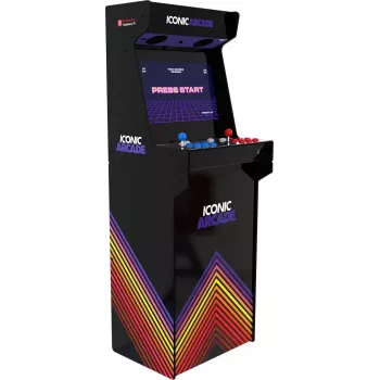 Arkádový automat Iconic Arcade — Full HD IPS 21 palcov, Cortex‑A72 1,5 GHz, 1 GB RAM, WLAN, Gigabit Ethernet, MicroSD, Bluetooth, jednosmerný prúd