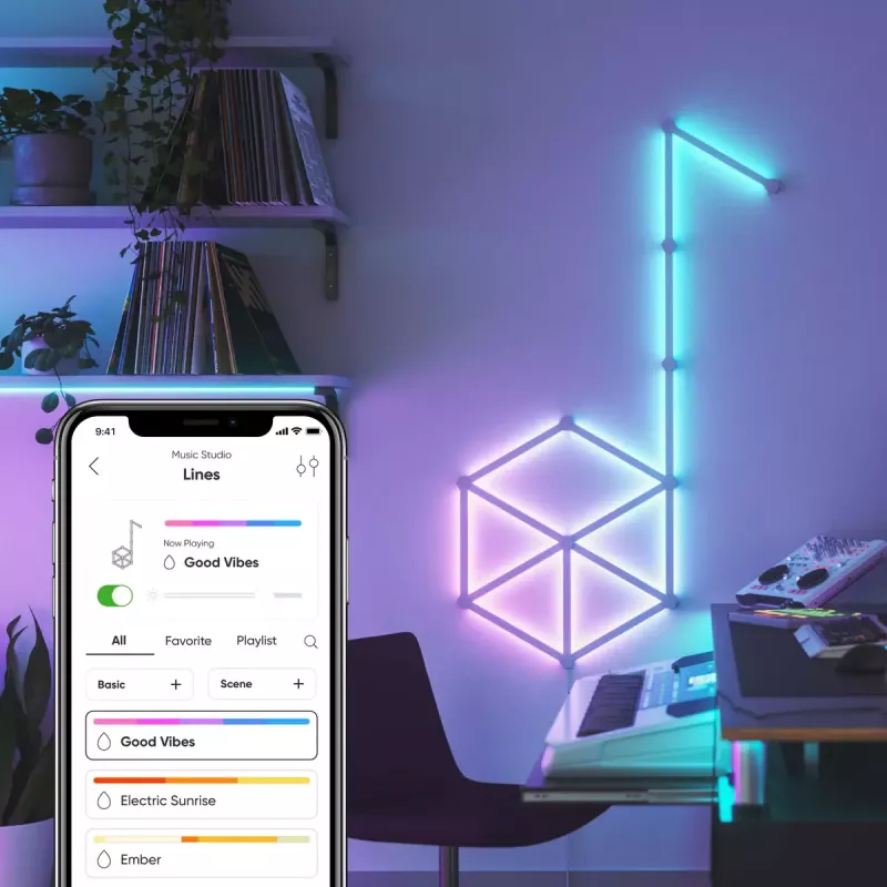 Nanoleaf Lines Starter Kit Other biela RGB IP20 15 kusov