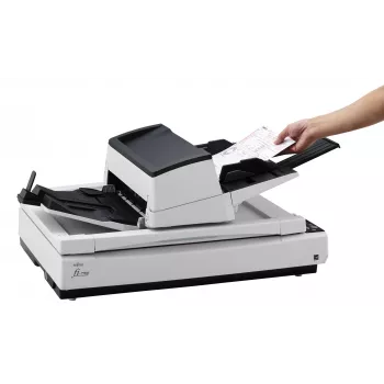 Ricoh fi-7700S skener s plochým ložom a ADF 600 x 600 DPI A3 čierny, biely