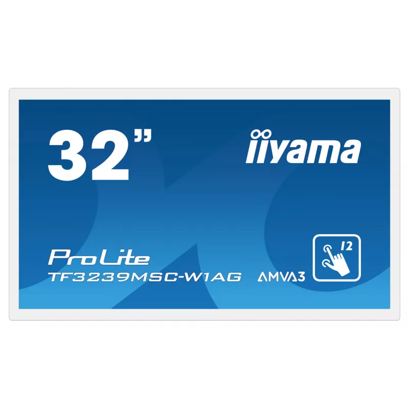 Monitor iiyama ProLite TF3239MSC-W1AG 31,5 palca (80 cm) Full HD 1920x1080 LED dotykový AMVA3 biely