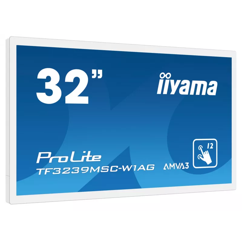 Monitor iiyama ProLite TF3239MSC-W1AG 31,5 palca (80 cm) Full HD 1920x1080 LED dotykový AMVA3 biely