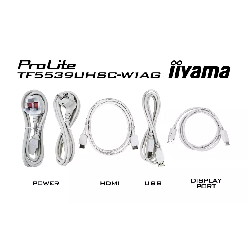 Monitor iiyama ProLite TF3239MSC-W1AG 31,5 palca (80 cm) Full HD 1920x1080 LED dotykový AMVA3 biely
