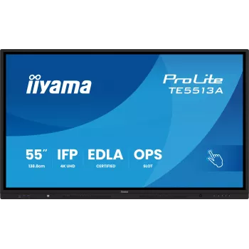 Dotykový displej IIYAMA TE5513A-B2AG 55-palcový interaktívny dotykový monitor