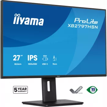Počítačový monitor iiyama ProLite XB2797HSN-B1 68,6 cm (27 palcov) 1920 x 1080 pixelov Full HD LCD čierny