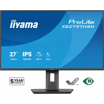 Počítačový monitor iiyama ProLite XB2797HSN-B1 68,6 cm (27 palcov) 1920 x 1080 pixelov Full HD LCD čierny
