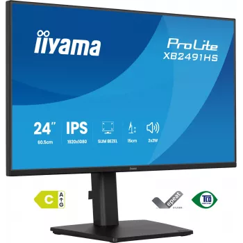 Monitor IIYAMA XB2491HS-B1 60,5 cm (23,8 palca) 16:9 IPS s HDMI, DisplayPort a integrovanými reproduktormi