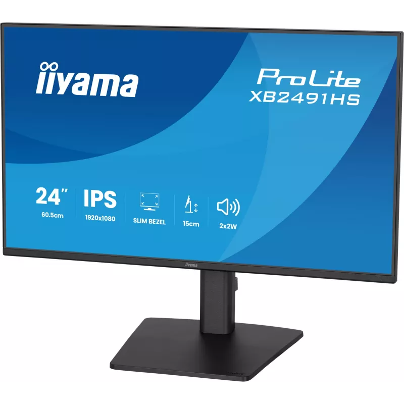 Monitor IIYAMA XB2491HS-B1 60,5 cm (23,8 palca) 16:9 IPS s HDMI, DisplayPort a integrovanými reproduktormi