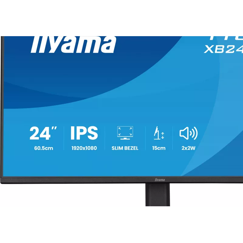 Monitor IIYAMA XB2491HS-B1 60,5 cm (23,8 palca) 16:9 IPS s HDMI, DisplayPort a integrovanými reproduktormi