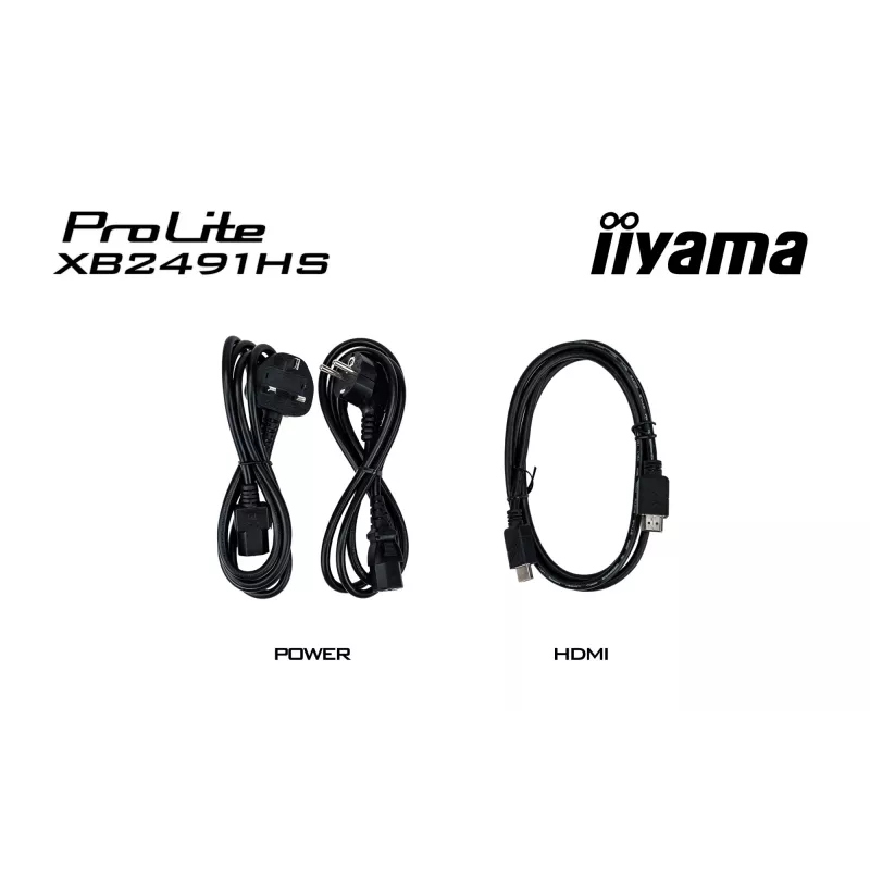 Monitor IIYAMA XB2491HS-B1 60,5 cm (23,8 palca) 16:9 IPS s HDMI, DisplayPort a integrovanými reproduktormi