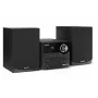 Mikrosystém Sharp XL-B512(BK) – 45 W, jednoduchý CD prehrávač, FM rádio, MP3, banánové konektory reproduktorov, čierny