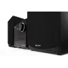 Mikrosystém Sharp XL-B512(BK) – 45 W, jednoduchý CD prehrávač, FM rádio, MP3, banánové konektory reproduktorov, čierny