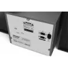Mikrosystém Sharp XL-B512(BK) – 45 W, jednoduchý CD prehrávač, FM rádio, MP3, banánové konektory reproduktorov, čierny
