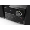 Mikrosystém Sharp XL-B512(BK) – 45 W, jednoduchý CD prehrávač, FM rádio, MP3, banánové konektory reproduktorov, čierny