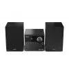 Mikrosystém Sharp XL-B512(BK) – 45 W, jednoduchý CD prehrávač, FM rádio, MP3, banánové konektory reproduktorov, čierny