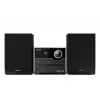 Mikrosystém Sharp XL-B512(BK) – 45 W, jednoduchý CD prehrávač, FM rádio, MP3, banánové konektory reproduktorov, čierny