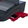 GBC CombBind® CB25E elektrický viazací stroj, hrebeňový viazací stroj, elektrický, 390 listov, čierna, červená