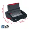 GBC CombBind® CB25E elektrický viazací stroj, hrebeňový viazací stroj, elektrický, 390 listov, čierna, červená