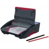 GBC CombBind® CB25E elektrický viazací stroj, hrebeňový viazací stroj, elektrický, 390 listov, čierna, červená