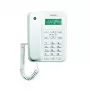 Motorola CT202 analógový telefón identifikácia volajúceho biely