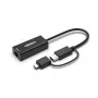 Origin Storage USB3.0 alebo USB-C (s adaptérom USB-C samec na USB3.0 samica) na RJ45 Gigabit adaptér