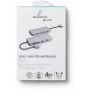 eSTUFF ES623010 rozbočovač USB 3.2 Gen 1 (3.1 Gen 1) Type-C 5000 Mbit/s hliník