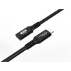 Microconnect USB3.2CC2EX USB kábel USB4 Gen 2x2 2 m USB C čierny