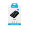 Sandberg USB káblová numerická klávesnica, USB, 19, notebook/PC, 1,5 m, čierna