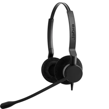 Jabra Biz 2300 Duo USB-C UC, káblový, kancelária/call centrum, 150 - 4500 Hz, 65 g, headset, čierny