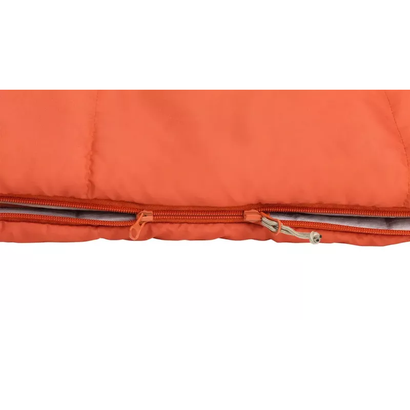 Spací vak Outwell 230477 dospelý polorektangulárny polyester 2250×850 mm 1,8 kg oranžový