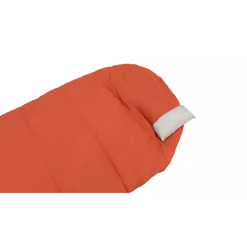 Spací vak Outwell 230477 dospelý polorektangulárny polyester 2250×850 mm 1,8 kg oranžový