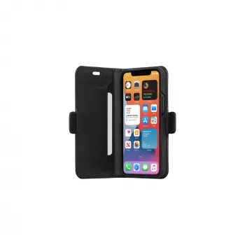 Puzdro na peňaženku dbramante1928 Copenhagen tenké iPhone 12 mini čierne
