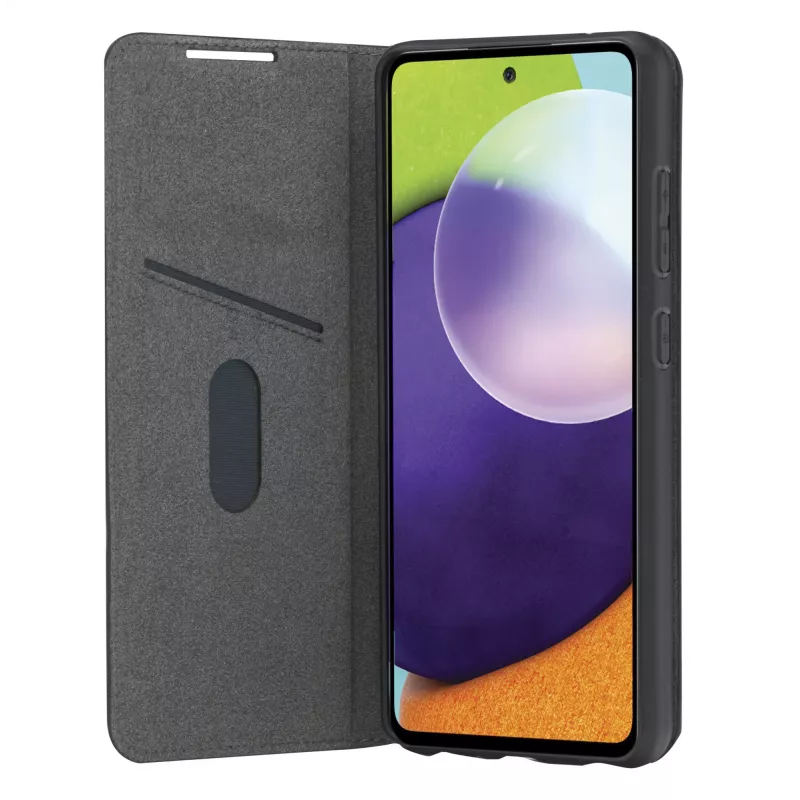 Puzdro s klopou dbramante1928 Galaxy A52/A52S čierne 3 priehradky na karty