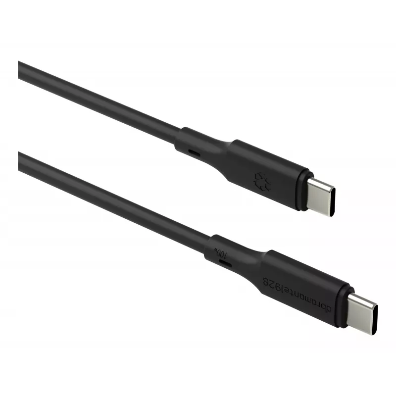dbramante1928 Bulk - IT - kábel - 3m USB-C/USB-C 100W - čierny, 3 m, USB C, USB C, USB 2.0, 0,48 Gbit/s, čierny