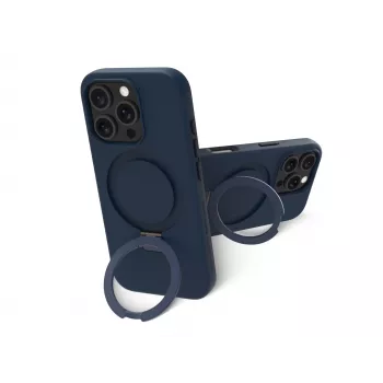 dbramante1928 Iceland Ultra D3O Zadný kryt MagSafe so stojanom, iPhone 16 Pro Max, modrý