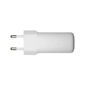 Nástenná nabíjačka dbramante re-charge Pro — 2× USB-C 25W, 110–240V, biela