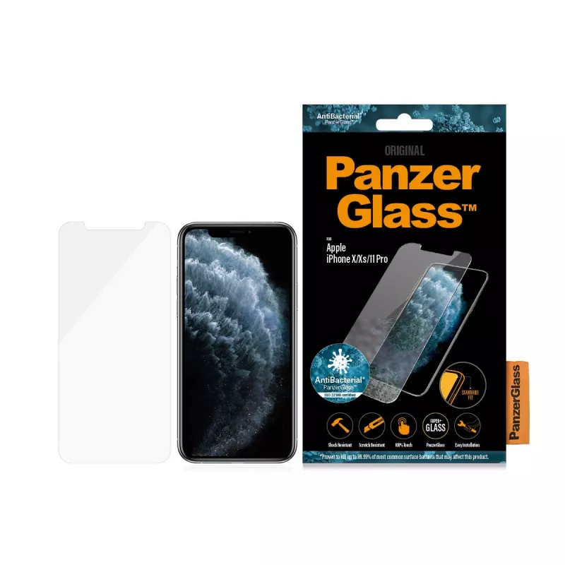 PanzerGlass® ochrana displeja iPhone 11 Pro | Xs | X | Standard Fit