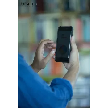 Ochranná fólia súkromia Kapsolo KAPSOLO 2-cestná samolepiaca pre iPhone 13 / iPhone 13 Pro — 6,1 palca (15,5 cm), 63 % priepustnosť svetla, tvrdosť 3H