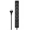 Microconnect MC-GRU0607DKB predlžovací kábel 7 m 6 AC zásuviek