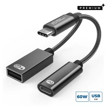 Video káblový adaptér Microconnect MC-USBC-CFAF 0,13 m konektor samec na konektor samica