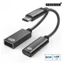 Video káblový adaptér Microconnect MC-USBC-CFAF 0,13 m konektor samec na konektor samica