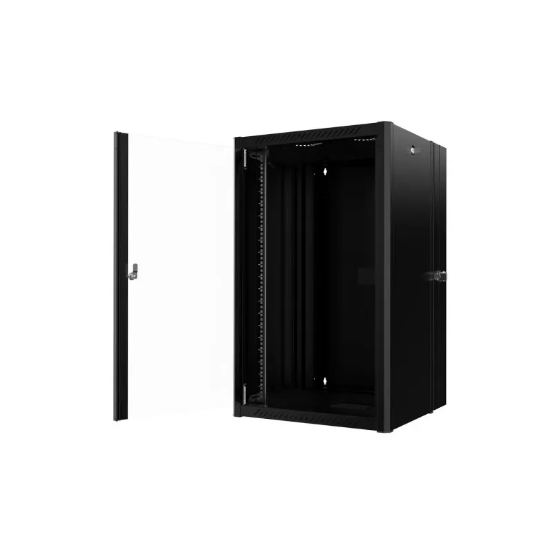 Lanview RWP20U45BL-D rack skriňa 20U nástenný rack čierna