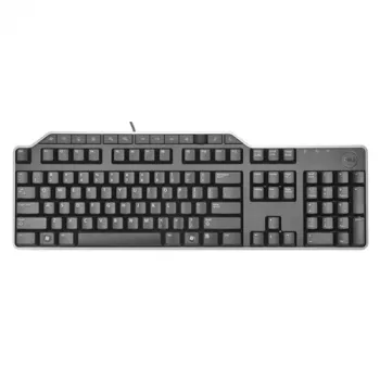 DELL KB-522 klávesnica kancelárska USB QWERTZ nemecká čierna Full-Size káblová