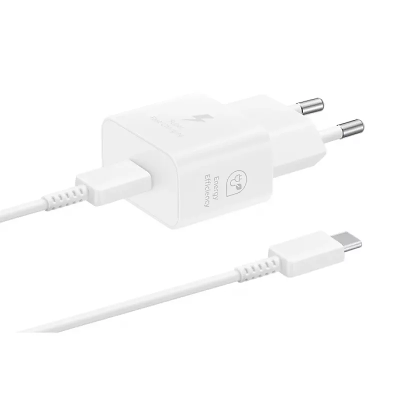 Samsung EP-T2510X univerzálna biela USB rýchlonabíjačka interiérová