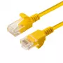 Microconnect V-UTP6A0015Y-slim sieťový kábel žltý 0,15 m Cat6a U/UTP (UTP)