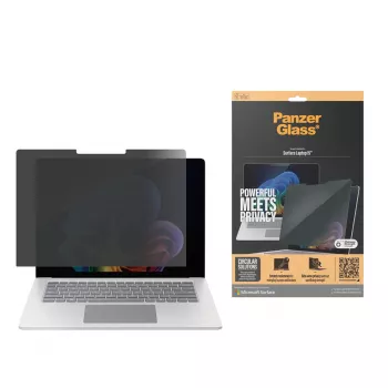 PanzerGlass ® ochrana displeja proti zvedavým pohľadom Microsoft Surface Laptop 7th Edition 15'' | Ultra-Wide Fit