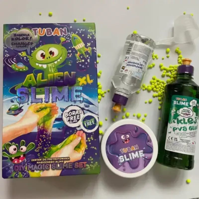 Detská tvorivá súprava TUBAN DIY SLIME ALIEN XL, viacfarebná, od 6 rokov